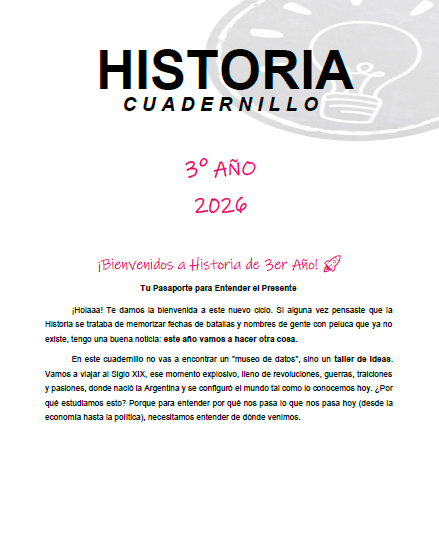 HISTORIA 3° Año