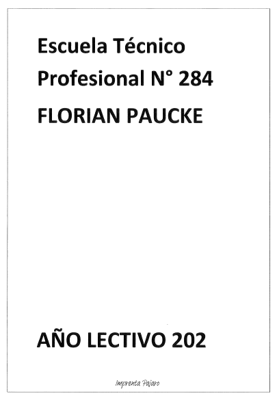 FORMACION ETICA 2° AÑO