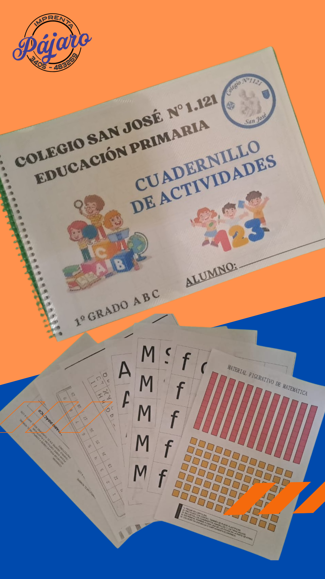 CUADERNILLO DE ACTIVIDADES 1° Grado