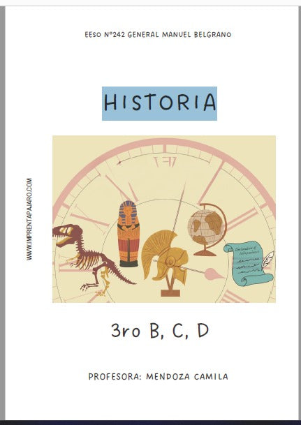HISTORIA 3° AÑO