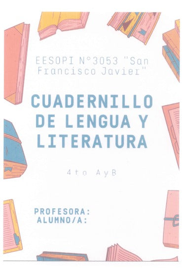 LENGUA Y LITERATURA 4°