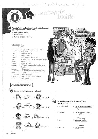 FRANCÉS 1° AÑO (Copia)