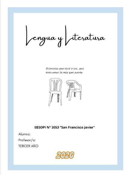 LENGUA Y LITERATURA 3° Año