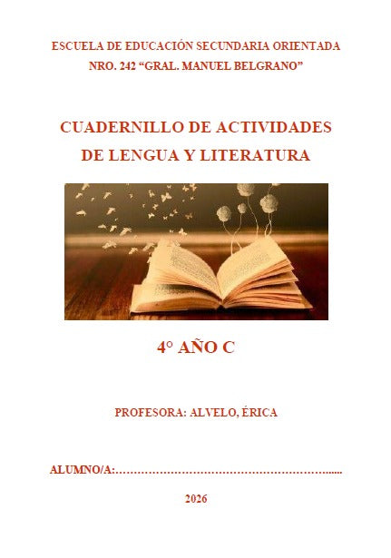 LENGUA Y LIT 4° AÑO C