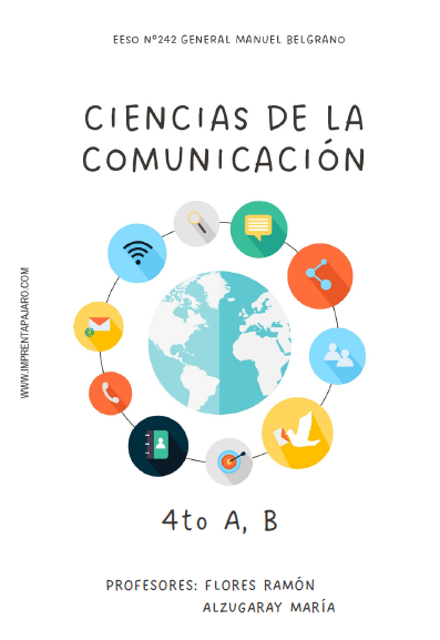 CIENCIAS DE LA COMUNICACIÓN 4° AÑO