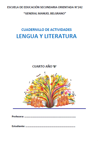 LENGUA Y LITERATURA 4° AÑO