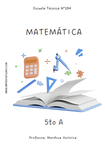 MATEMATICA 5° AÑO