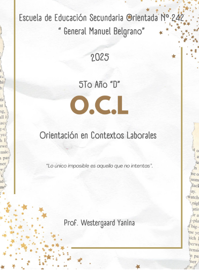 ORIENTACION EN CONTEXTOS LABORALES 5° AÑO