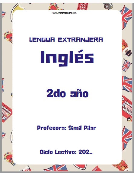 INGLES   2° Año