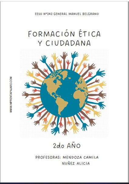 FORMACIÓN ÉTICA Y CIUDADANA  2° AÑO