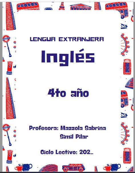 INGLÉS 4° AÑO