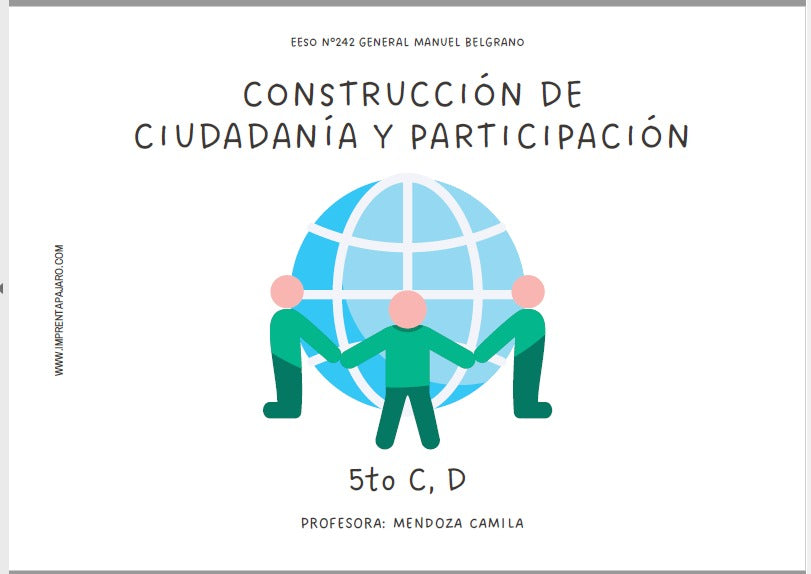 CONSTRUCCIÓN DE CIUDADANÍA Y PARTICIPACIÓN  5° AÑO