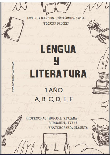 LENGUA Y LITERATURA 1° AÑO