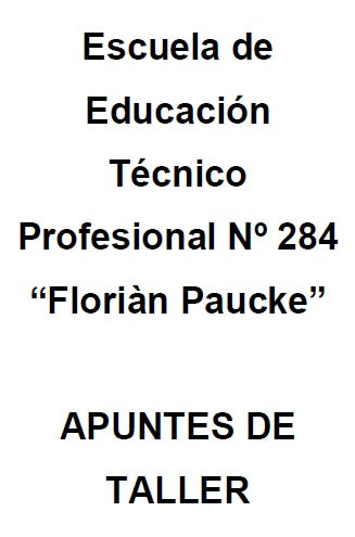 MAQUINAS Y HERRAMIENTAS 2° AÑO