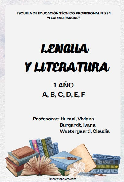 LENGUA Y LITERATURA 1° AÑO