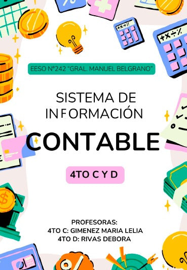 SISTEMA DE INFORMACION CONTABLE 4° AÑO
