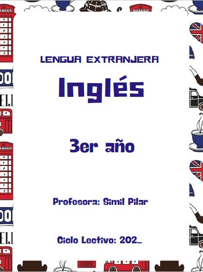 INGLES 3° AÑO
