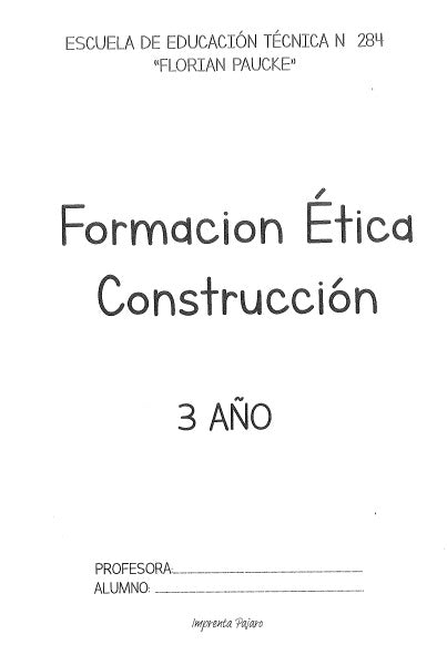 FORMACION ETICA 3°