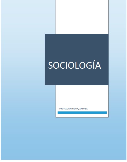 SOCIOLOGIA 4° A - B