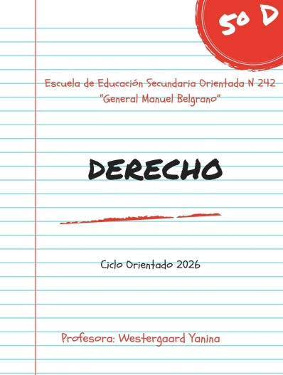 DERECHO 5° AÑO D