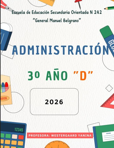 ADMINISTRACION  3° AÑO D