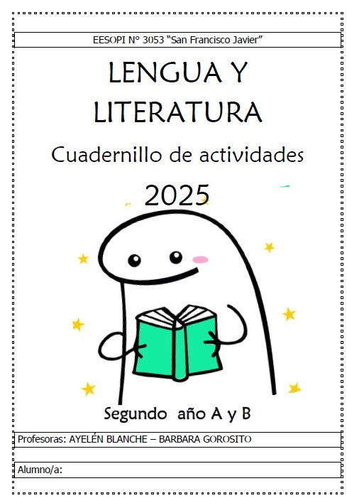 LENGUA Y LITERATURA 2° Año