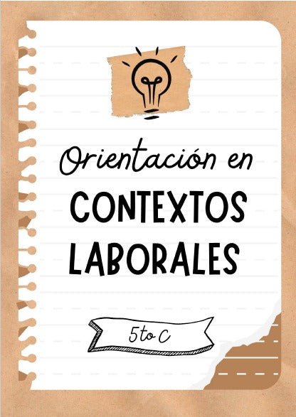 ORIENTACION EN CONTEXTOS LAB  5° AÑO C